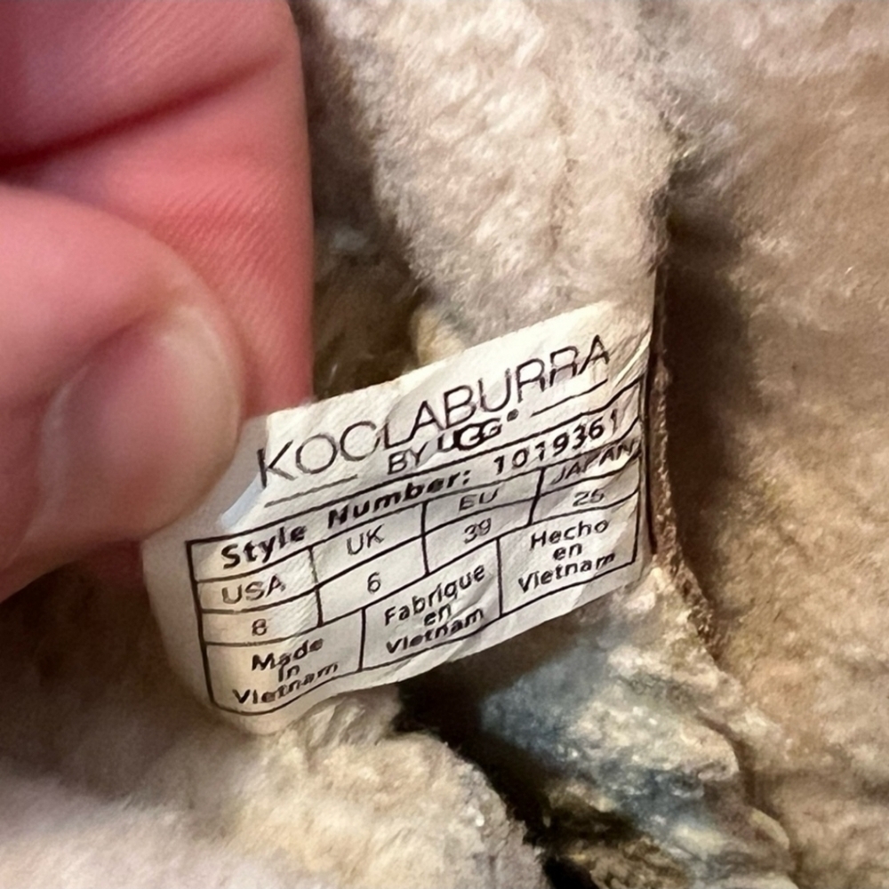 Koolaburra By UGG Shazi Suede Shearling Short Lace Up Winter Boot Size 8 - Picture 8 of 8